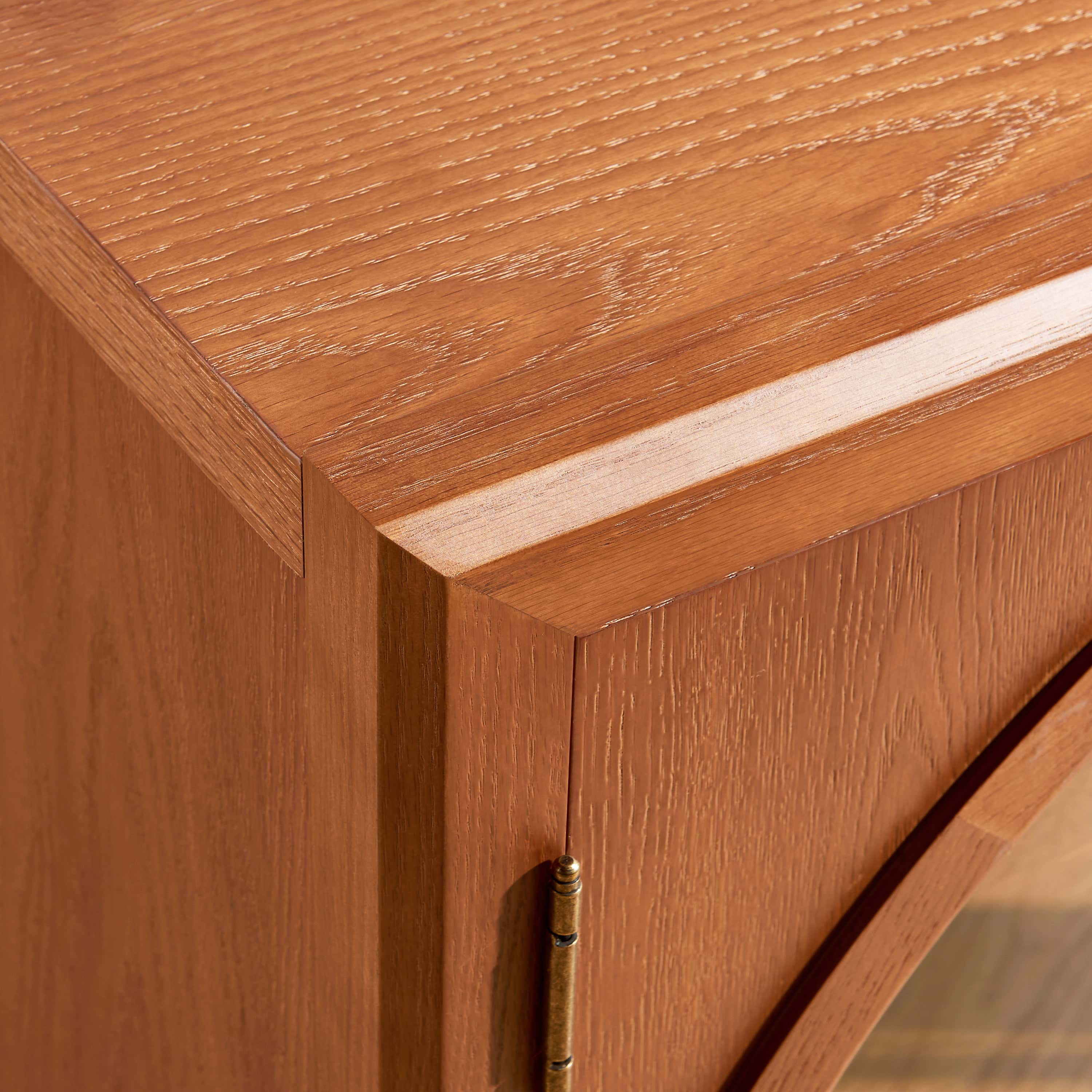 Alvar Arched 128″ Modulare Medienkonsole aus Eiche (4er-Set)