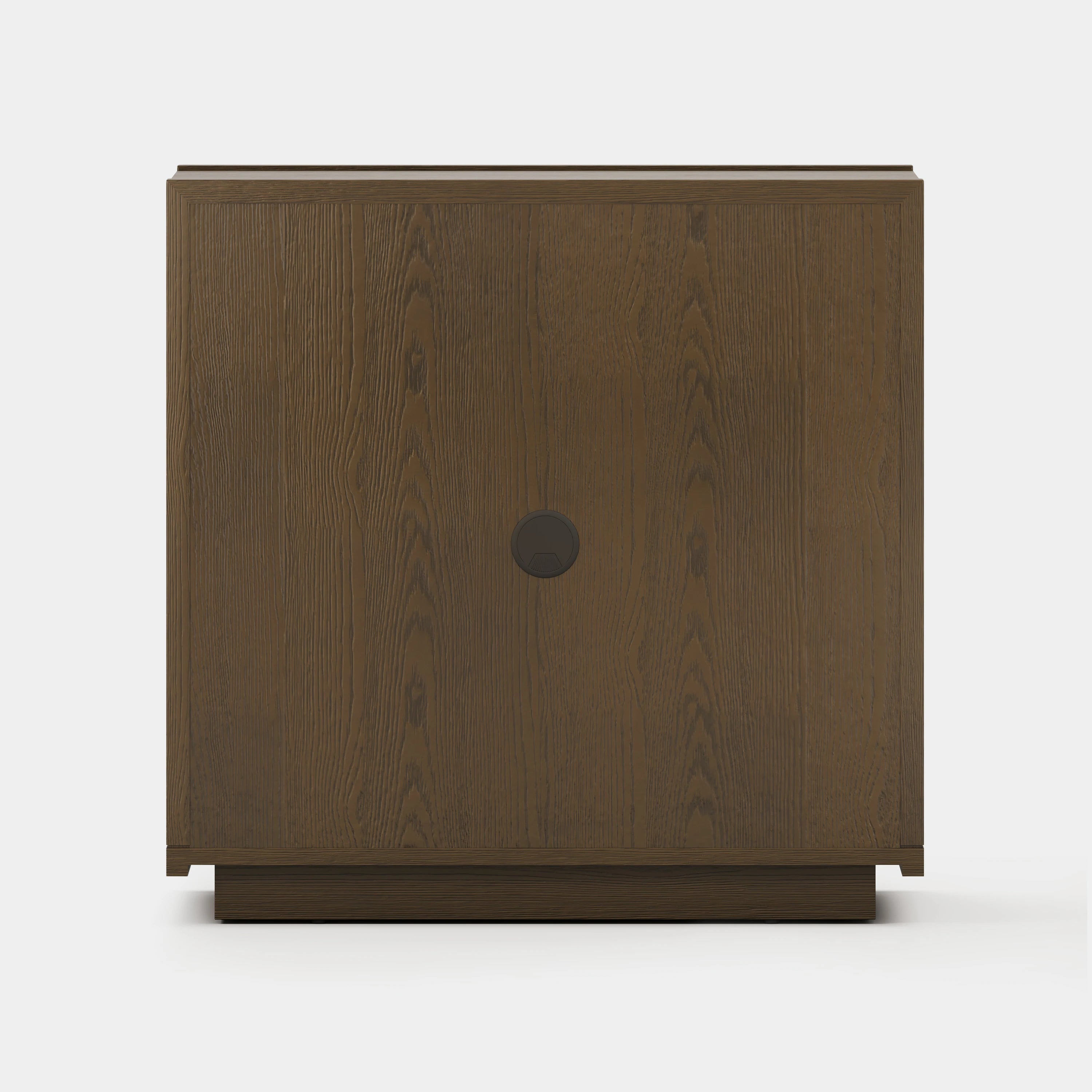 Alvar gewölbter 31,5-Zoll-Lagerschrank aus Eiche