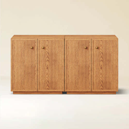 Avery Oak Cabinet 60"W (Set of 2)