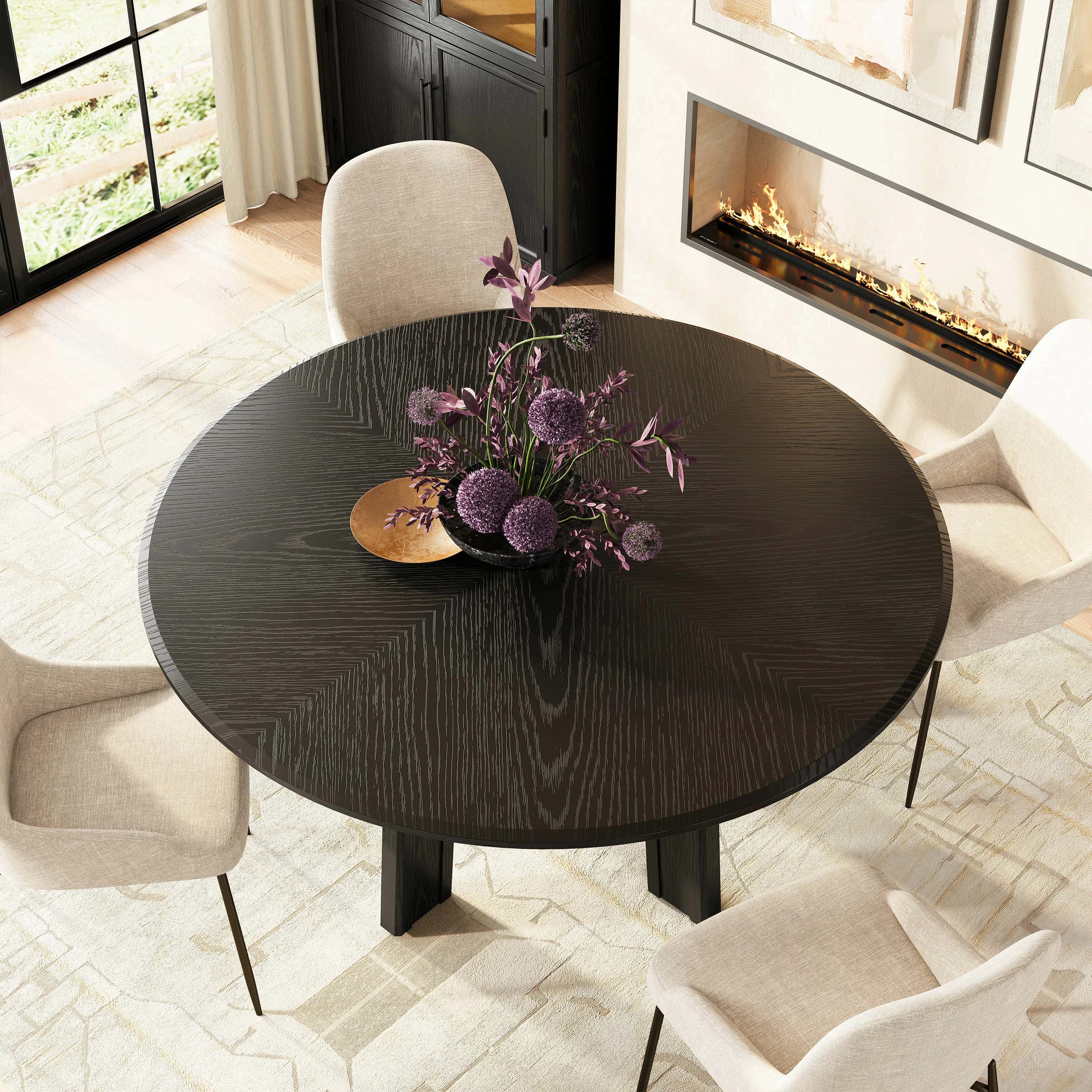 Satina Round Dining Table 60"