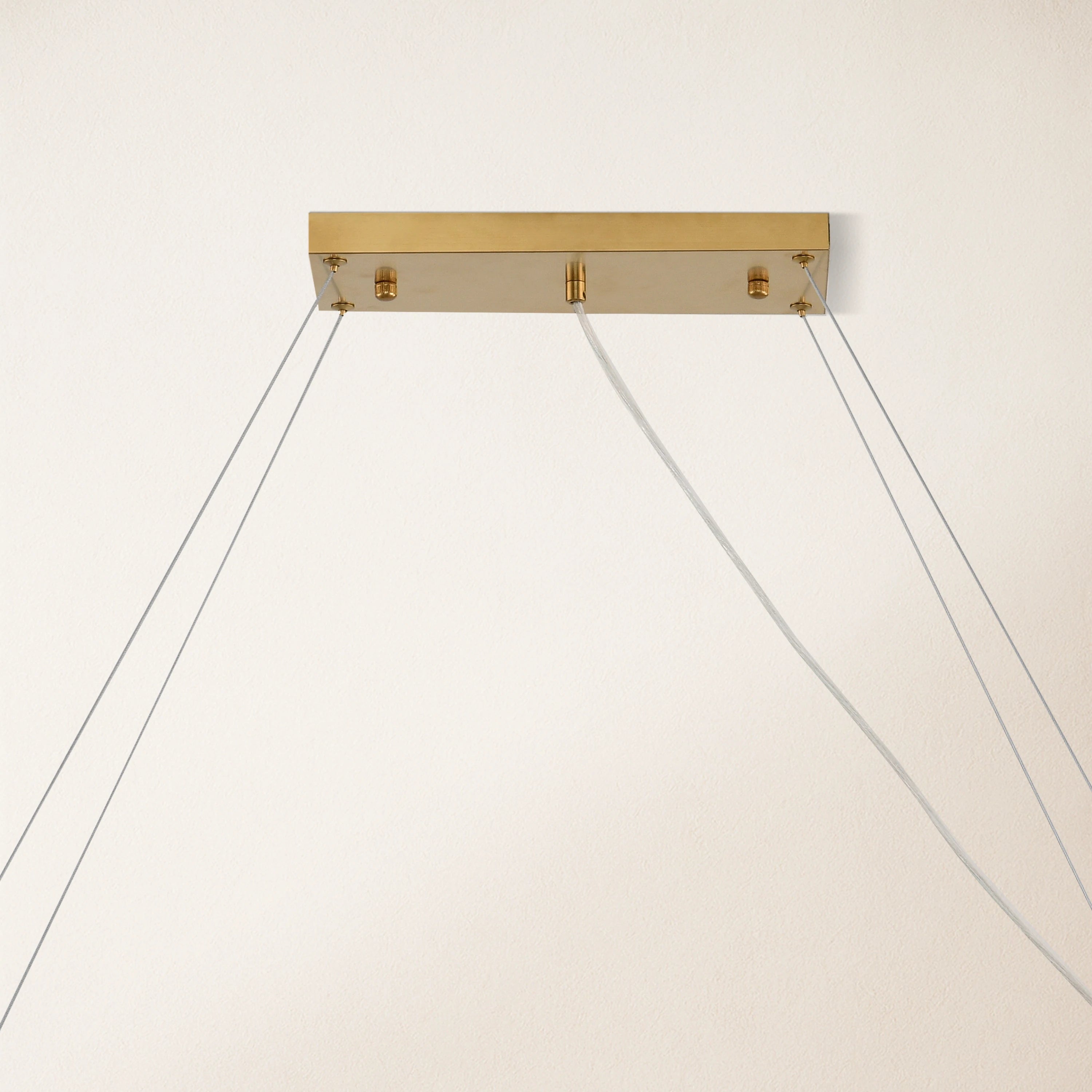 Ovaler Kronleuchter Stellara mit Kristallstreifen, 132 cm