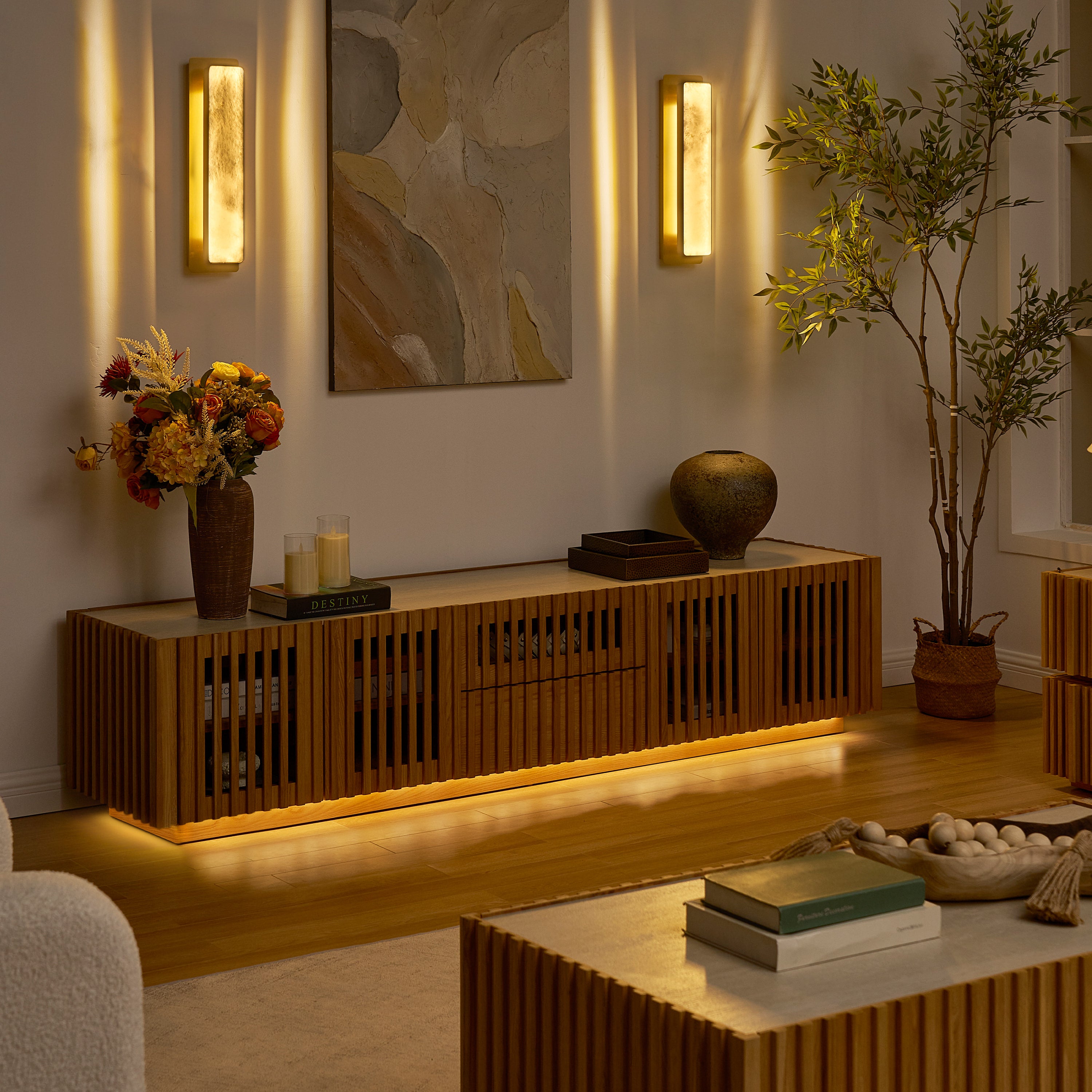 Isla Oak Medienkonsole 80"