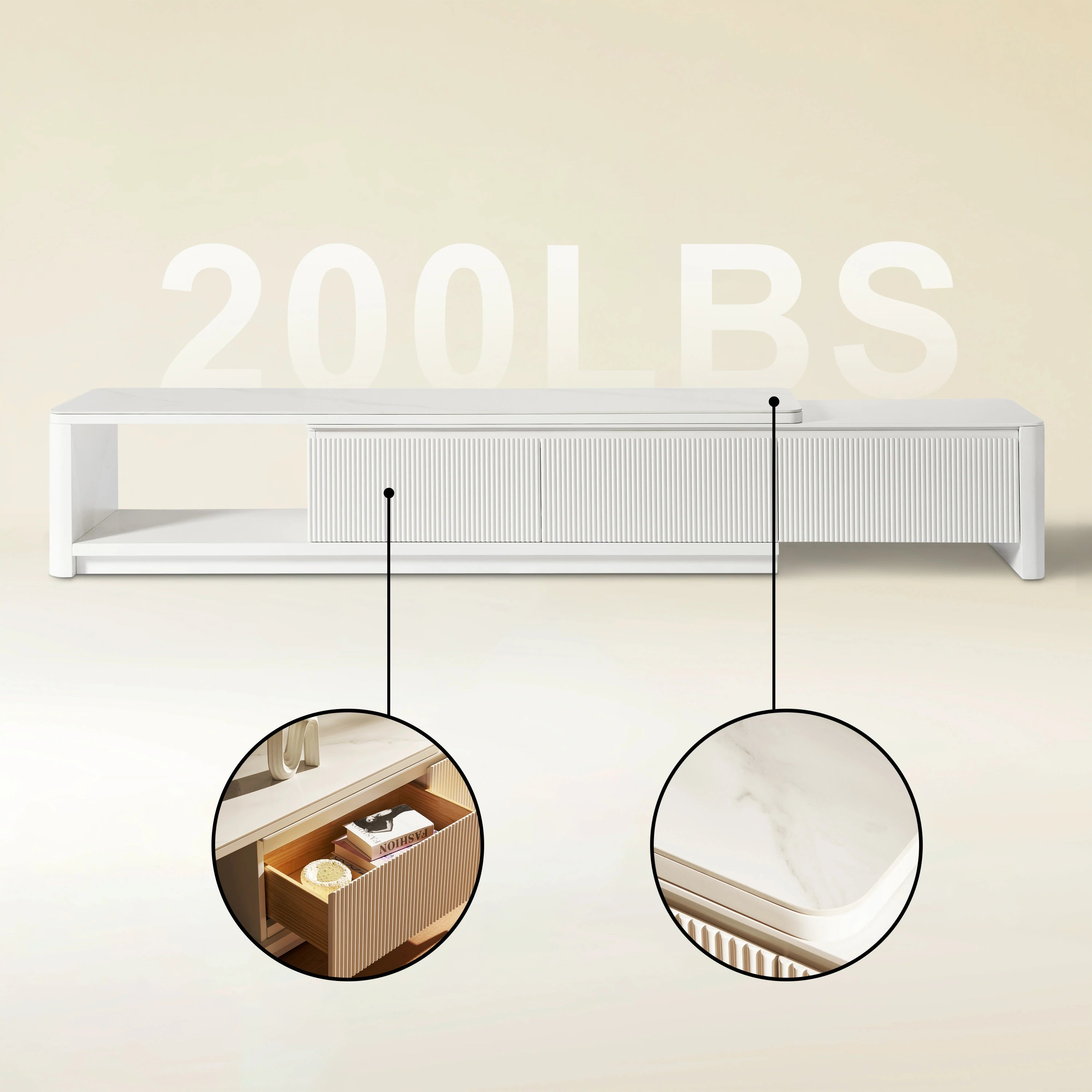 Celia Oak Medienkonsole 71"