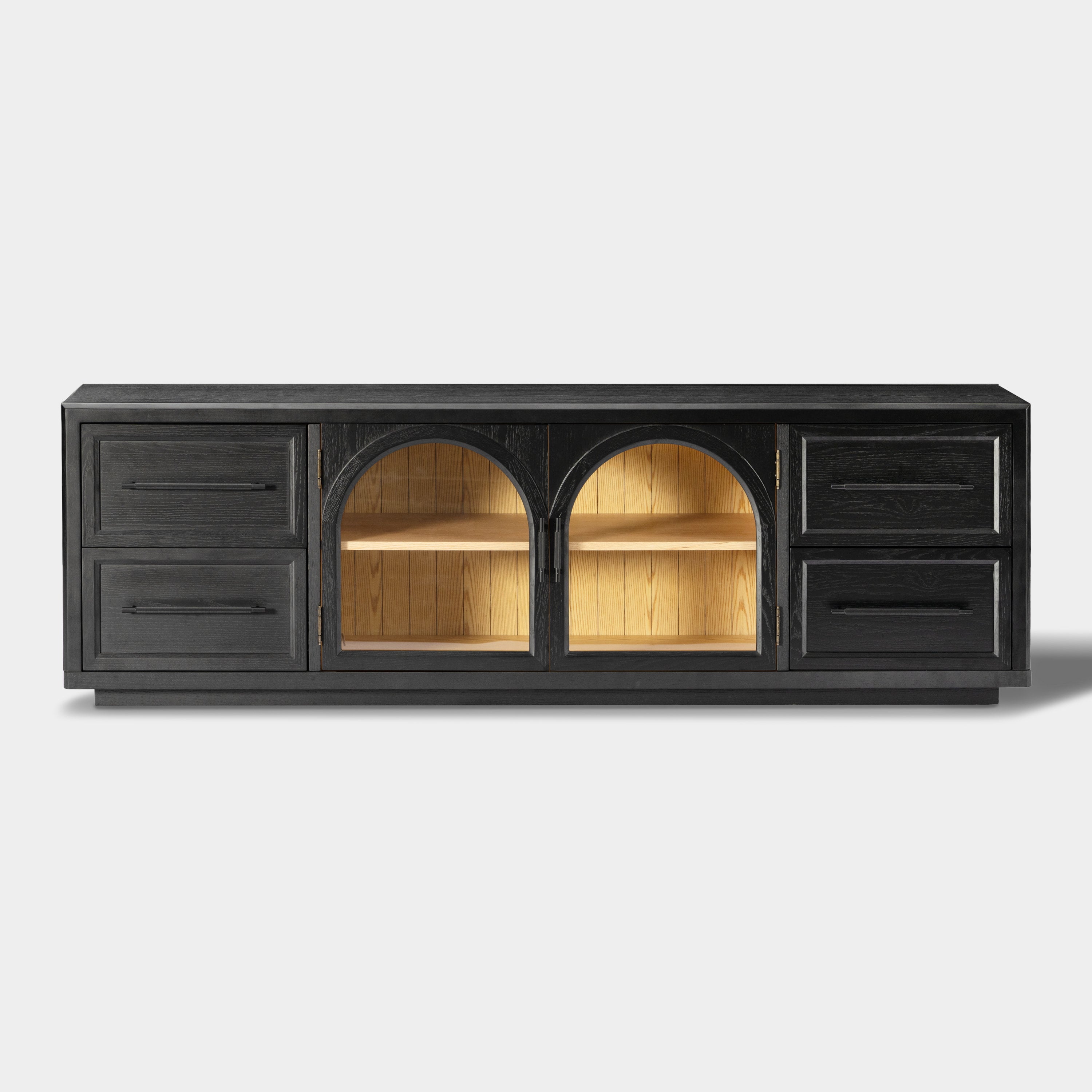 Alvar Oak Medienkonsole 80"B