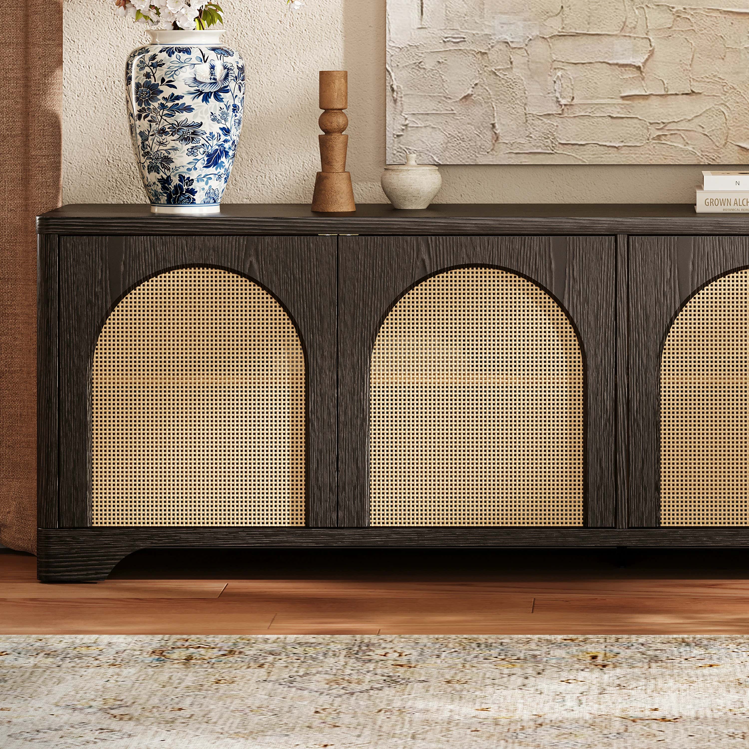 Cory OAK Media Console 80"