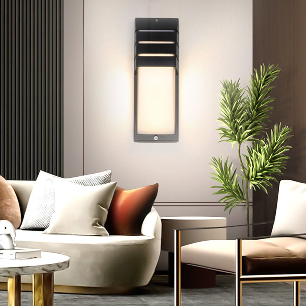 Bewegungssensor Wasserdichte LED-Wandleuchten für den Balkon-Terrassengang im Freien