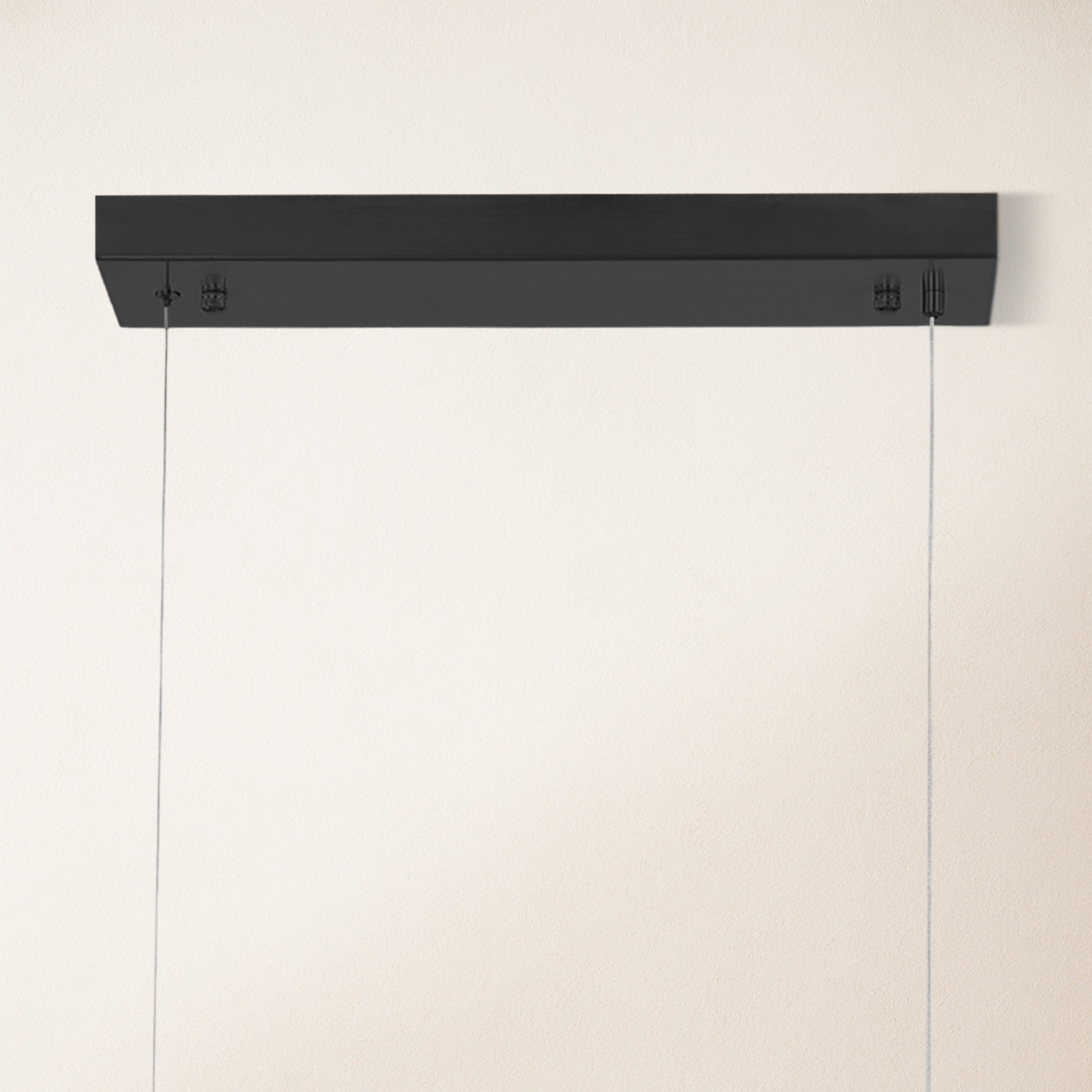 Sylvia Alabaster Linear Chandelier 47"