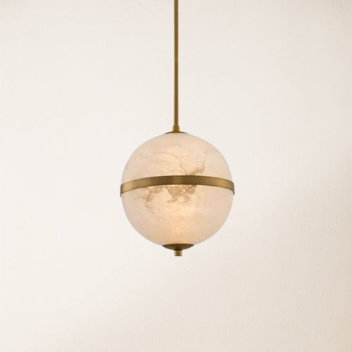 Dadaly Alabaster Small Art Canterbury LED-Mini-Pendelleuchte, 25,4 cm