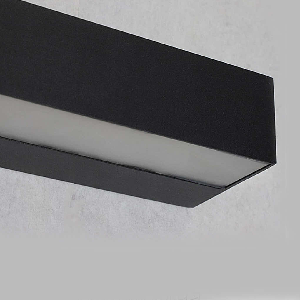Hailguard Matte Rectangle LED Outdoor Wall Light