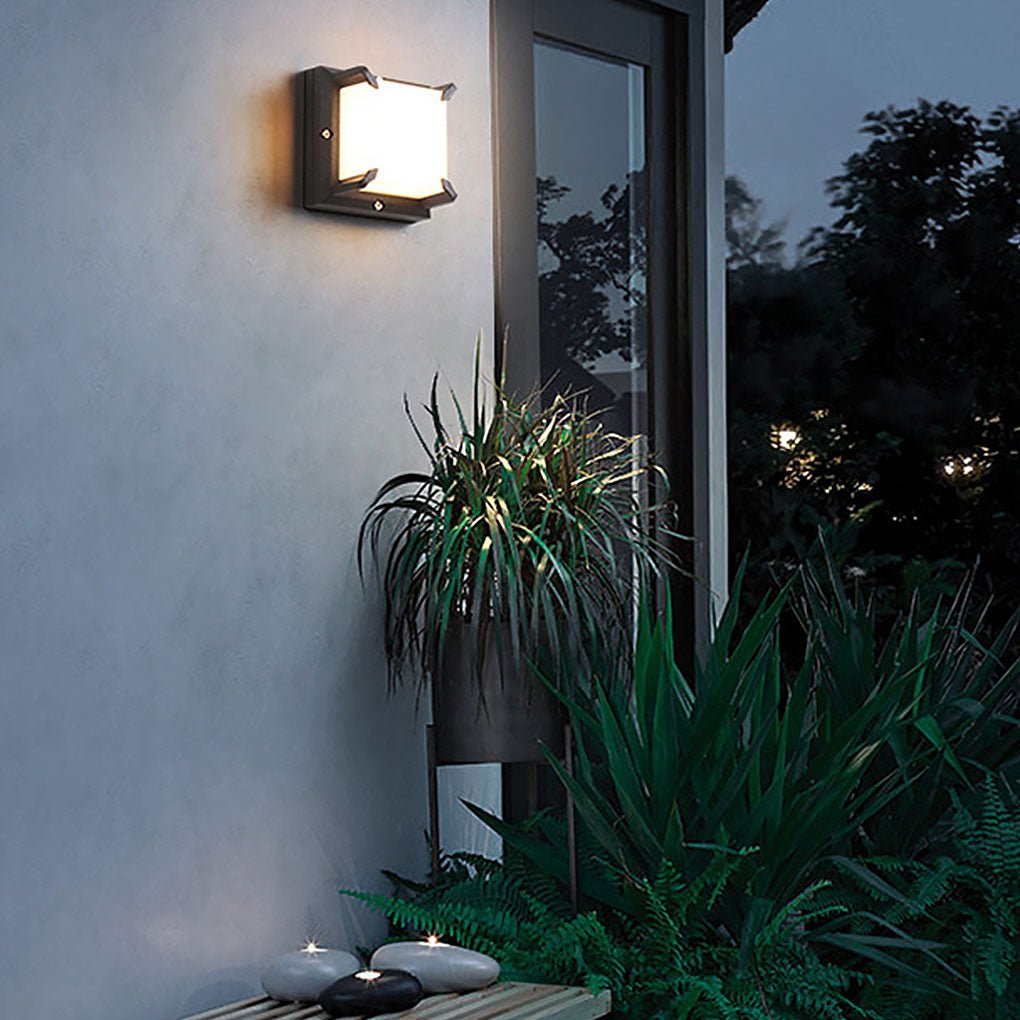 Moderne, minimalistische, wasserdichte LED-Wandleuchte für den Außenbereich, für Terrasse, Balkon, Garten