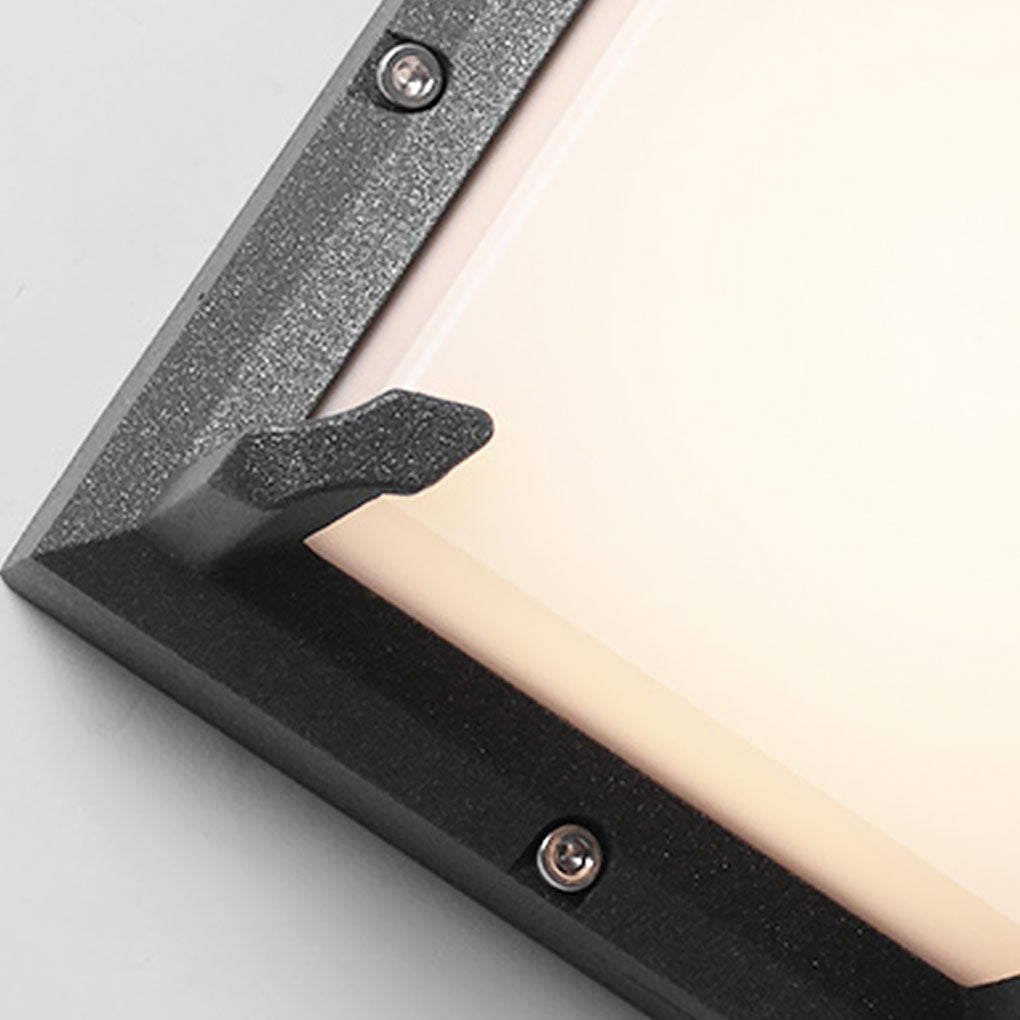 Moderne, minimalistische, wasserdichte LED-Wandleuchte für den Außenbereich, für Terrasse, Balkon, Garten