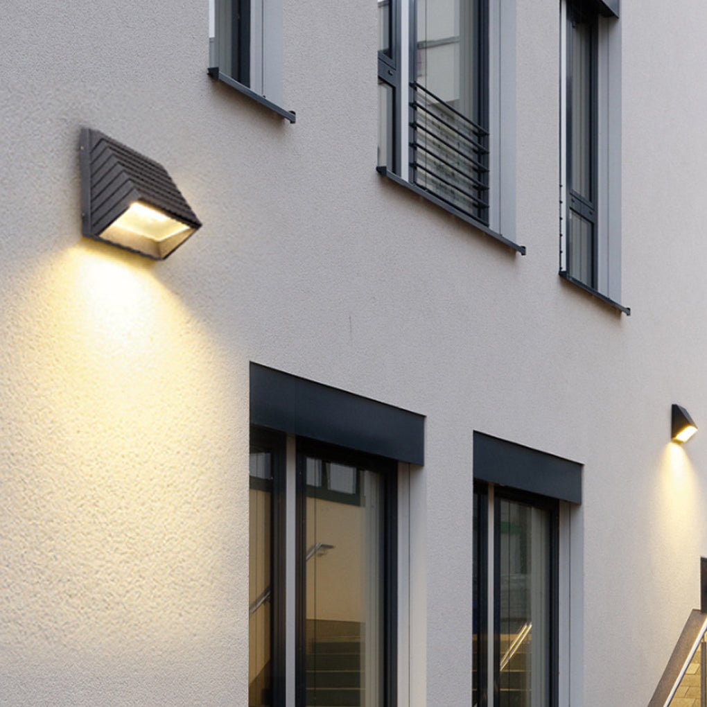 Moderne minimalistische wasserdichte LED-Wandleuchte für den Außenbereich für Villa, Garten, Balkon, Treppe