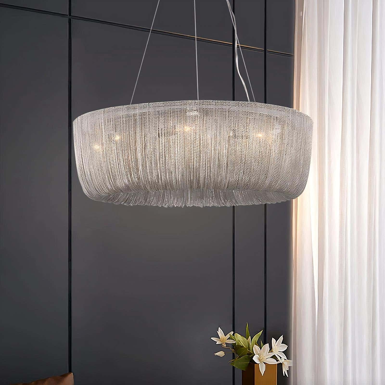 Teresa Cadena Chain Tassel Chandelier