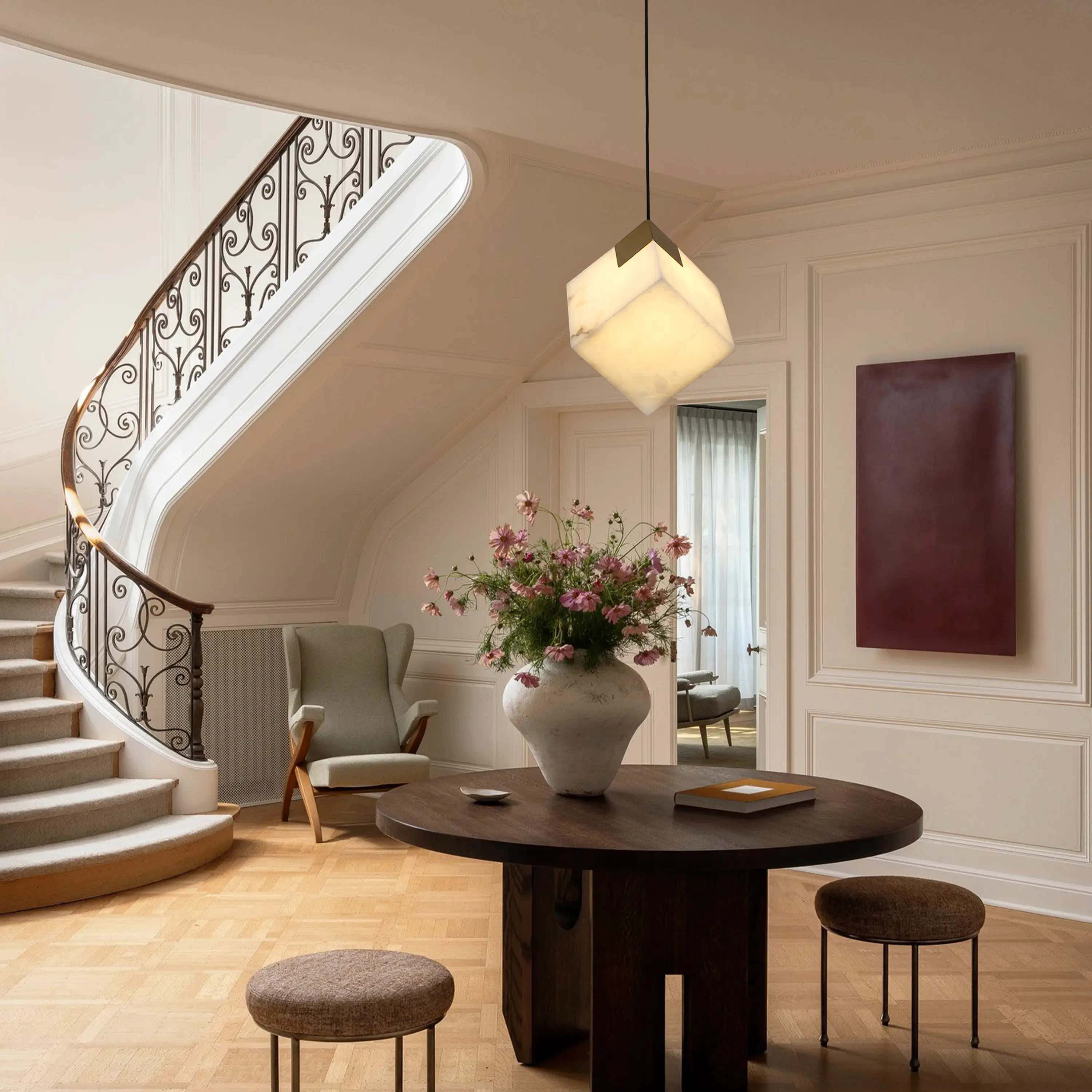 Dave Alabaster Pendelleuchte 4"L