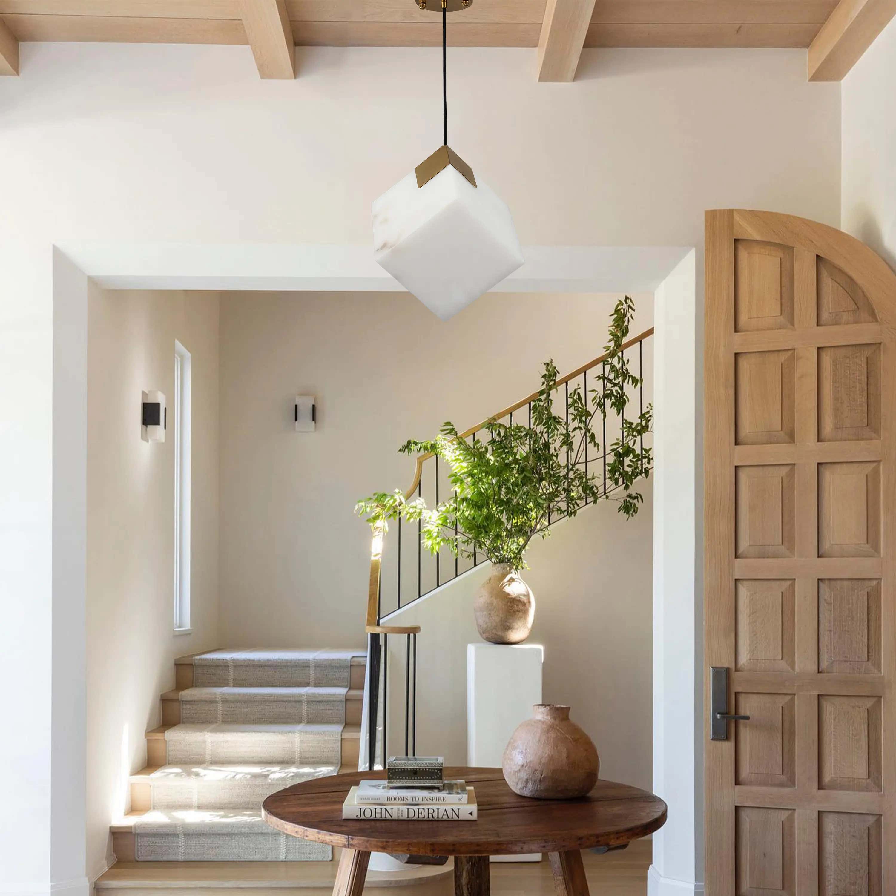 Dave Alabaster Pendelleuchte 4"L