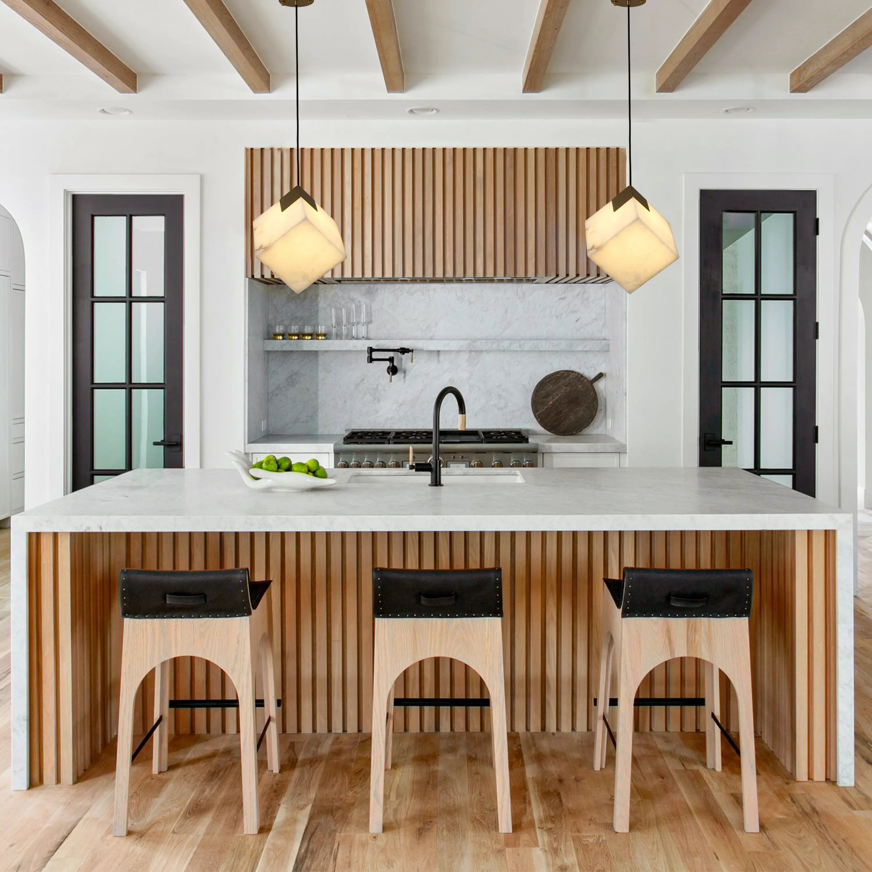 Dave Alabaster Pendelleuchte 4"L