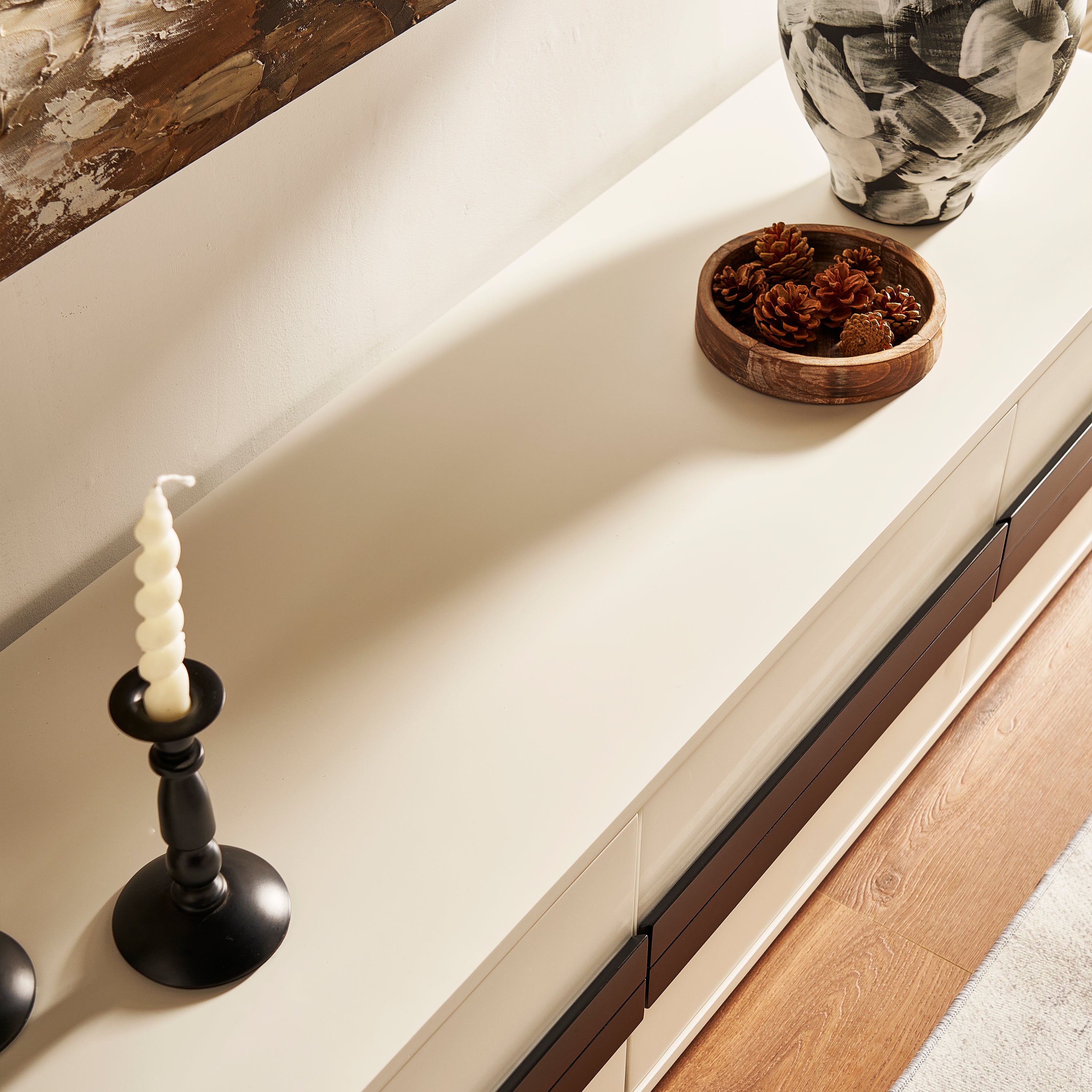 Soren Media Console And Coffee Table Set