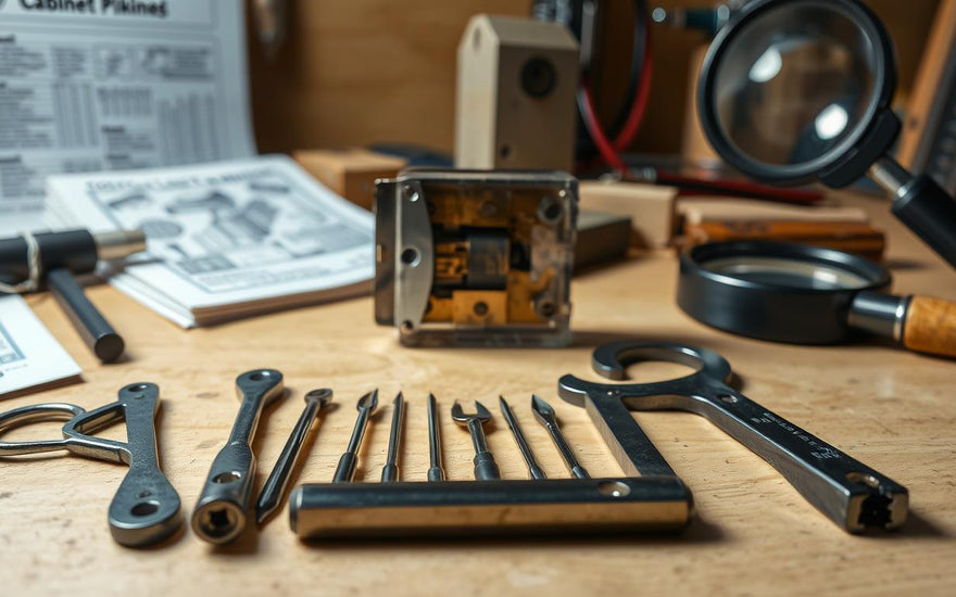 how to pick a cabinet lock
