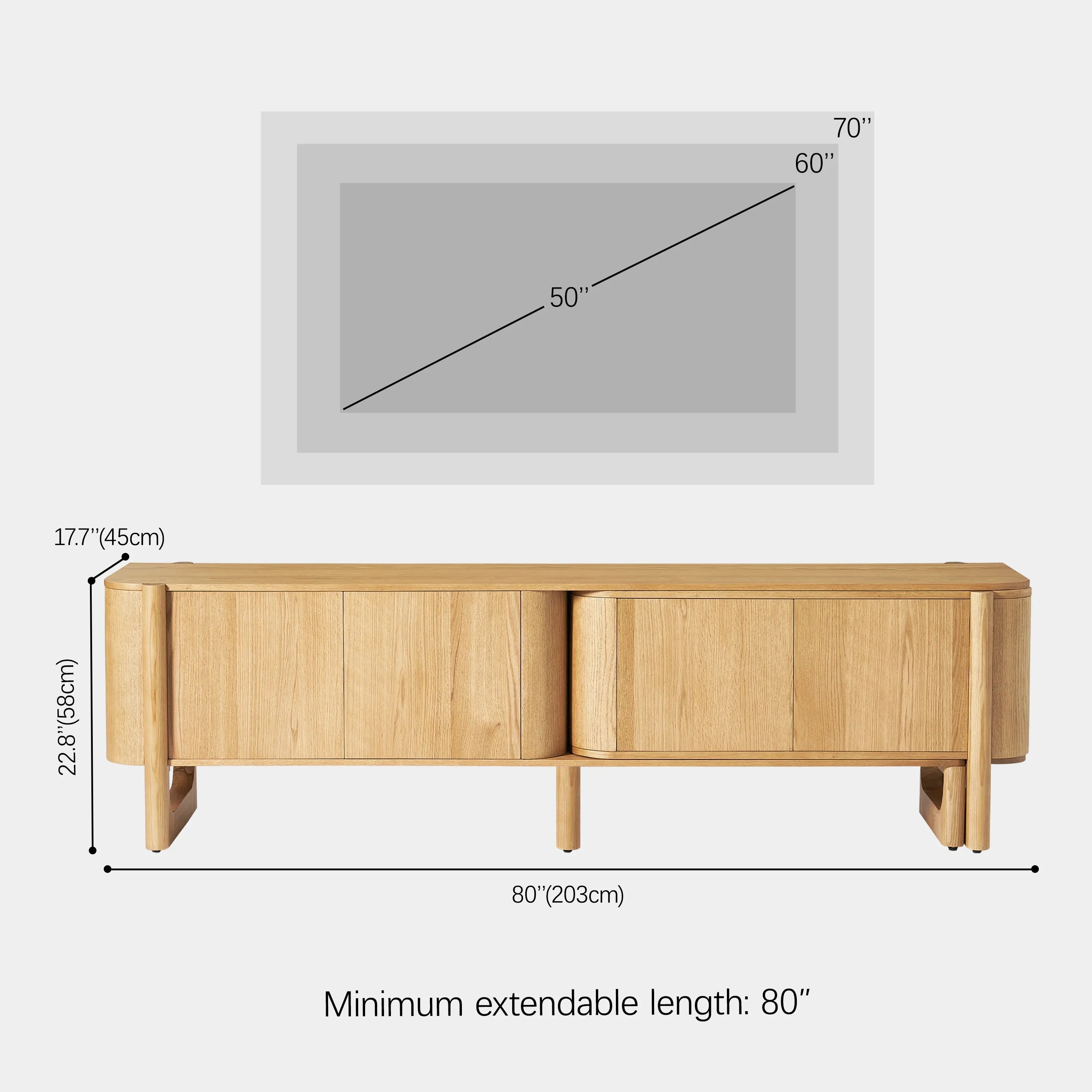 What Size Media Console for 77 Inch TV: Dimensions