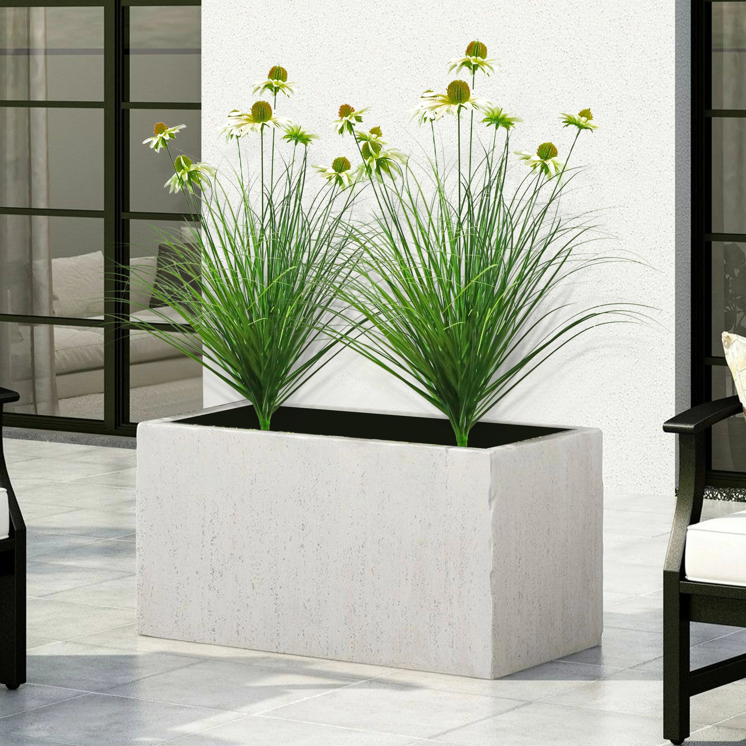 Artificial 8-Head Chrysanthemum Spray 30"H