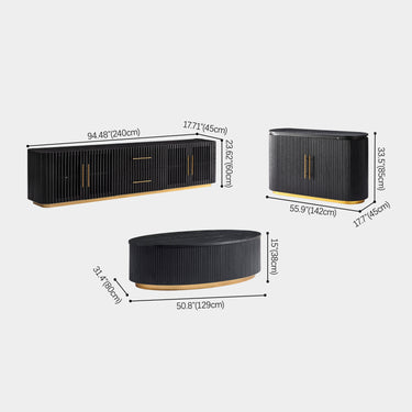 Holton Oak Medienkonsole, 94 Zoll breit
