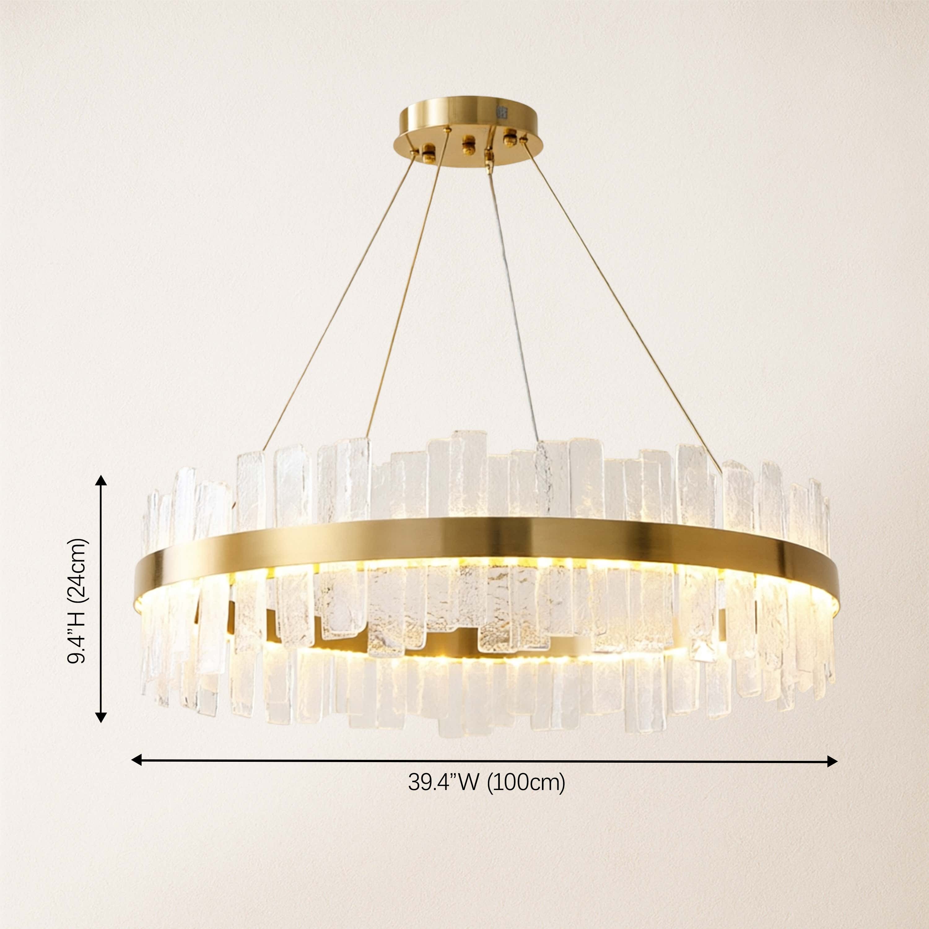 Virezza Crystal Round Chandelier