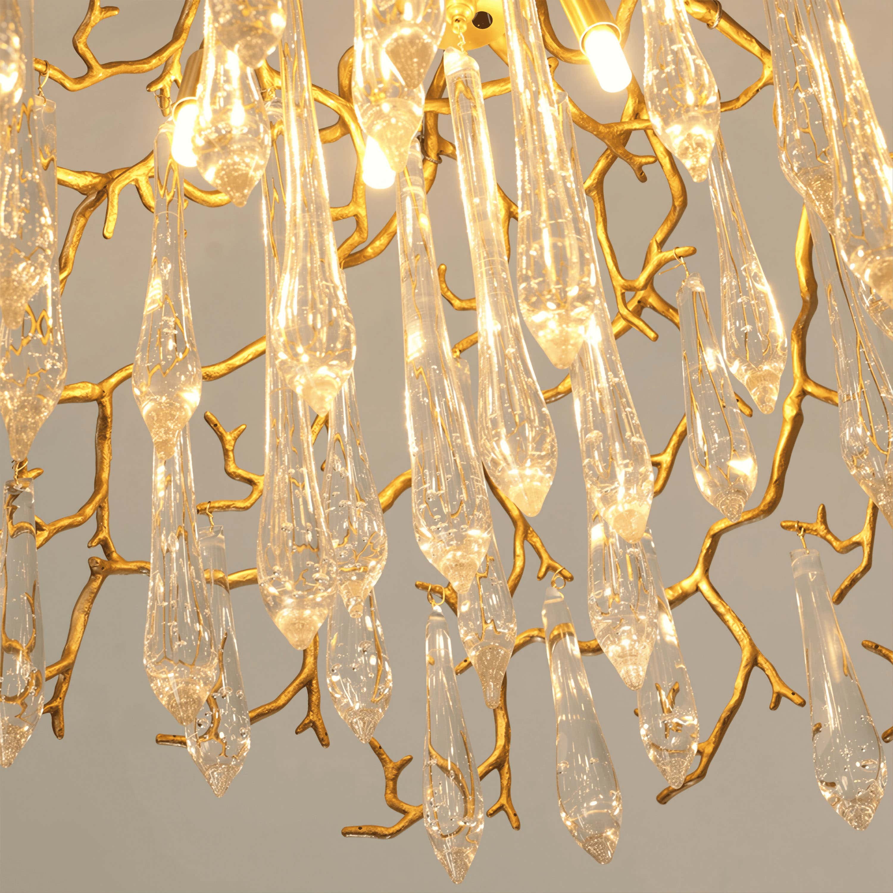 Aurevia Dome Glass Chandelier