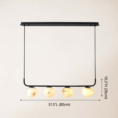 Betrica Alabaster Linear Chandelier