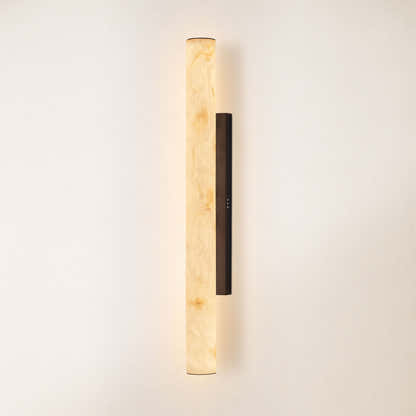 Sylvia Palladian Resin Alabaster Texture Wall Sconce 36"H