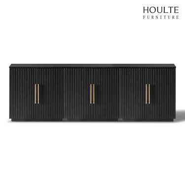 Holt 94,5″ Medienkonsole aus Eiche (3er-Set) 