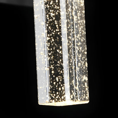 Wasserdichte LED 10W Kristall Schwarz Moderne Außenwandleuchte Außenleuchten