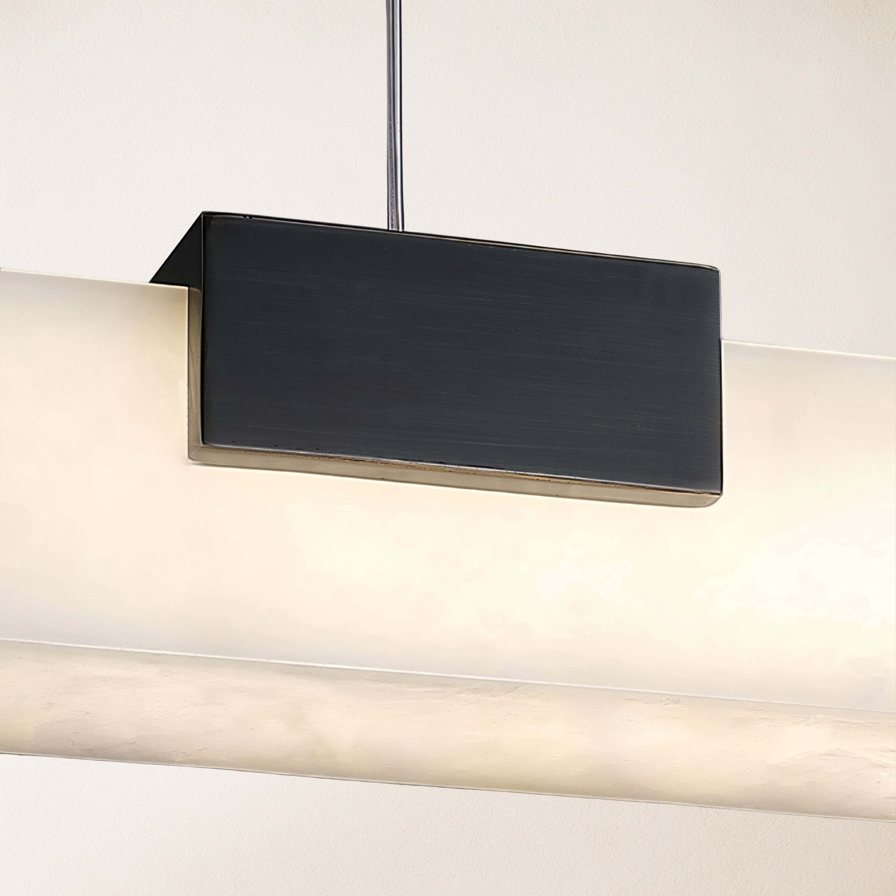 Caliora Alabaster Linear Chandelier
