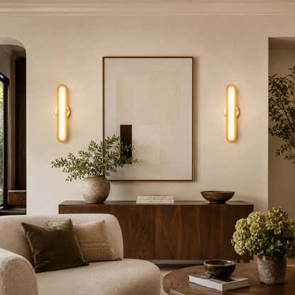 Ovida Glass Oval Wall Sconce