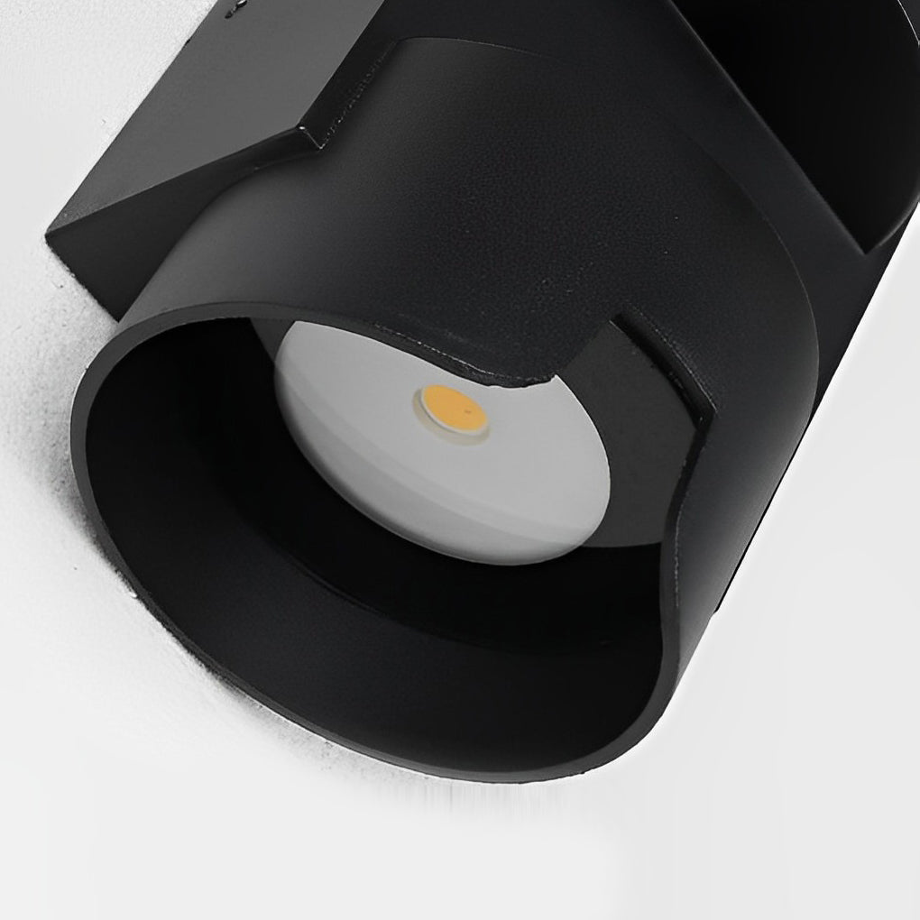 Wasserdichtes Up- und Down-Licht LED Schwarz Moderne Wandfluter Licht Wandleuchte