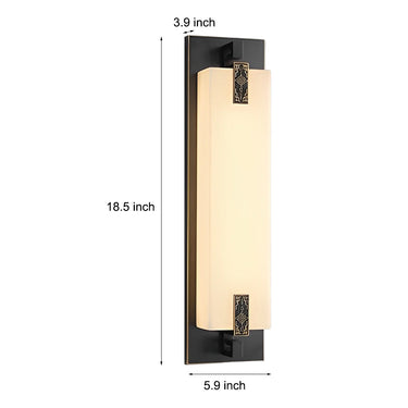 Outdoor Wasserdichte LED Kupfer Retro Außenwandleuchten Wandlampen Beleuchtung