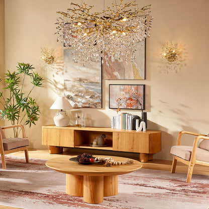 Frostleaf Kristallzweig-Wandleuchter, 25,4 cm hoch