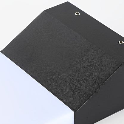 Rechteckige kreative LED wasserdichte schwarze moderne Außenwandleuchten Beleuchtung