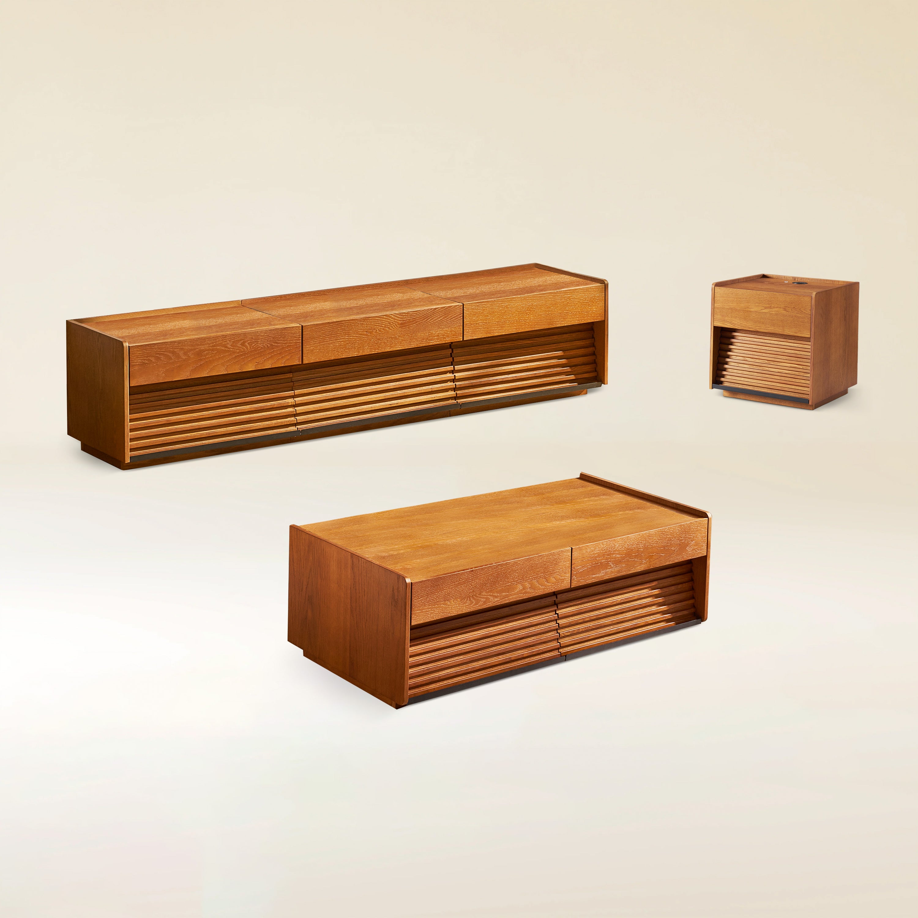 Devon Oak Medienkonsole 70,8"
