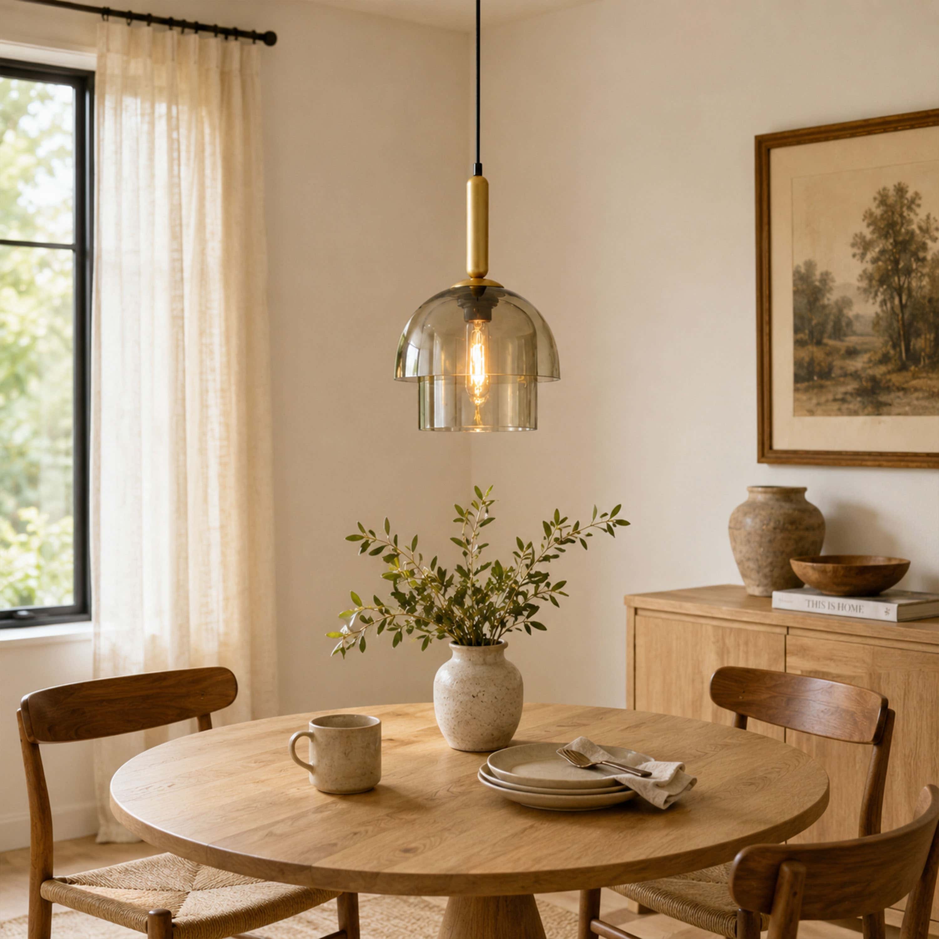 Velorien Glass Tiered Pendant Light