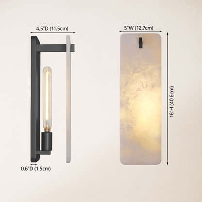 Lunara Alabaster Wall Sconce 12.75"H