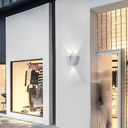 N/V/W Buchstaben Kreative wasserdichte moderne LED-Außenwandleuchte