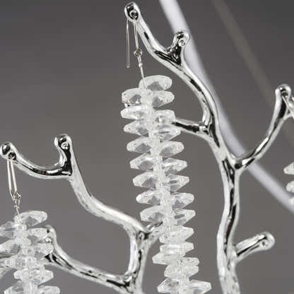 Snow Tree Branch Crystal Chandelier 40"D