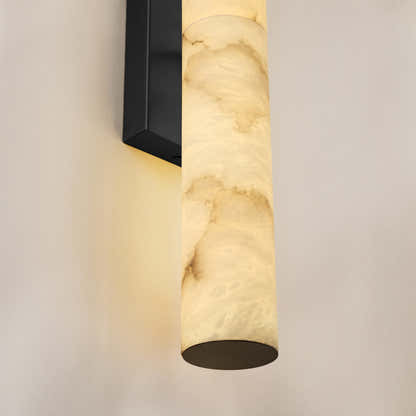 Sylvia Palladian Alabaster Wall Sconce 36"H