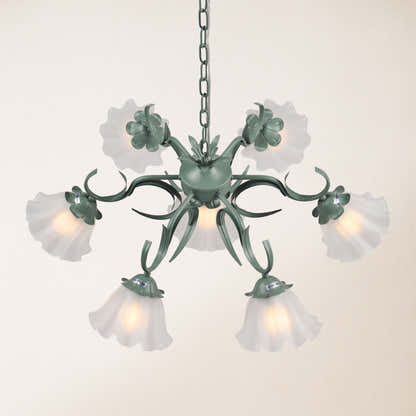 GlowMuse Crystal Round Chandelier 27"