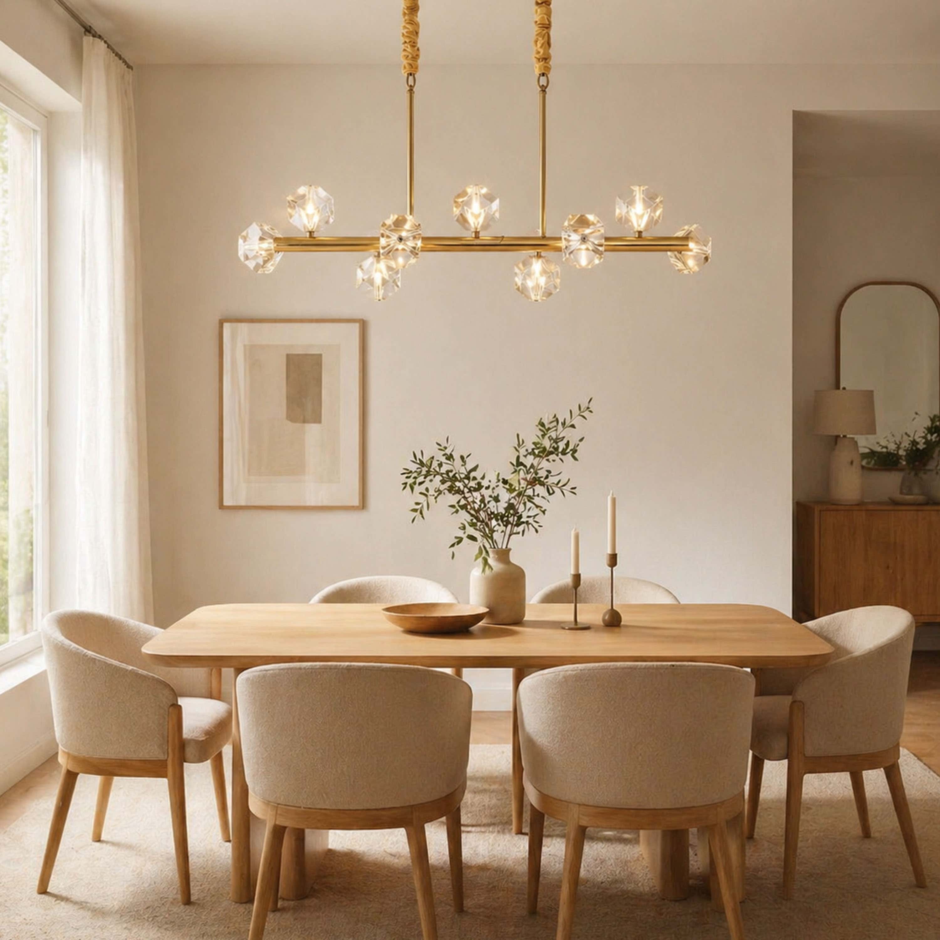 Stravon Radiant Structure Crystal Linear Chandelier
