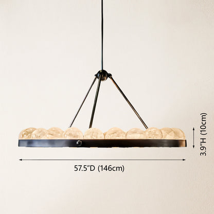 Nami Alabaster Global Suter Kronleuchter 57"D