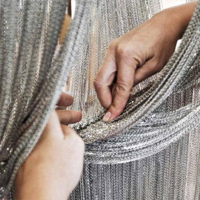 Teresa Cadena Metal Tassel Chandelier