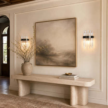 Oryana Crystal Icicle Wall Sconce 7.9"