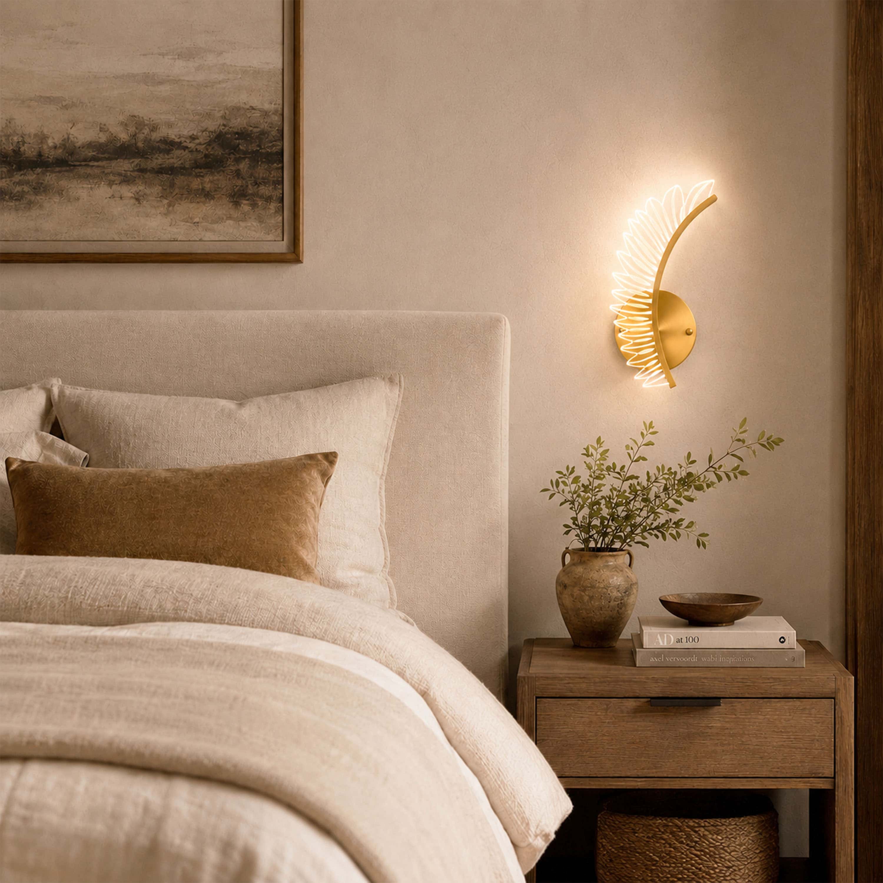 Pennata Acrylic Wing Wall Sconce