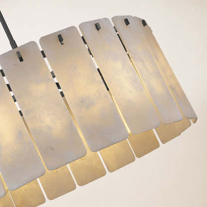 Lunara Alabaster Round Chandelier 36"W